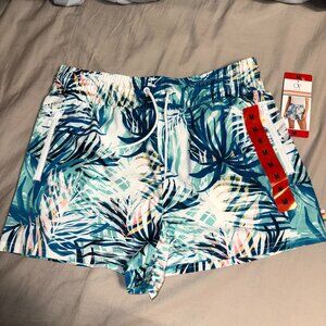 NWT OP - Ocean Pacific Floral Swim Shorts Womens M